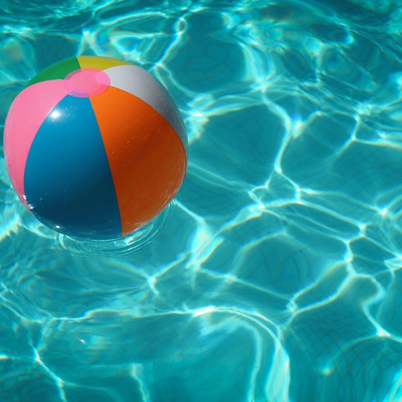 Dawson Pool Repairs ball in swimming pool